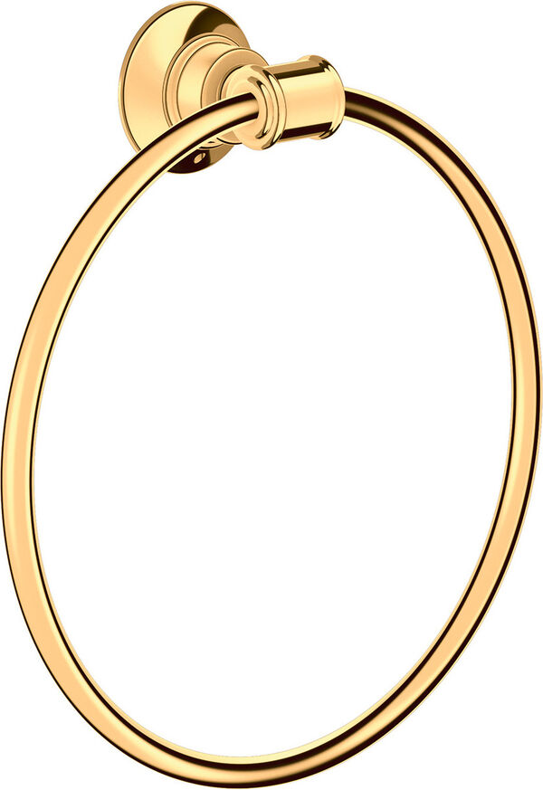 Porte-linge &agrave; anneau Axor Montreux Polished gold optic image number 0
