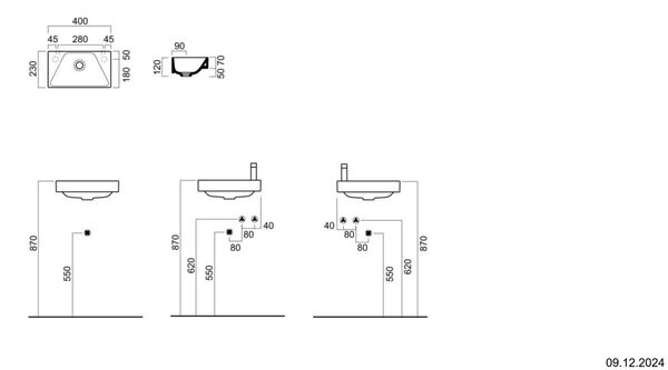 Lave-mains Catalano Comfort blanc Cleaneffekt image number 1
