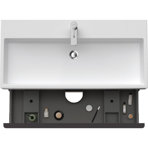 Meuble sous-lavabo Duravit D-Neo Taupe mat image number 4