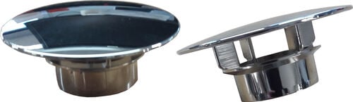 Haube Alape Verchromt