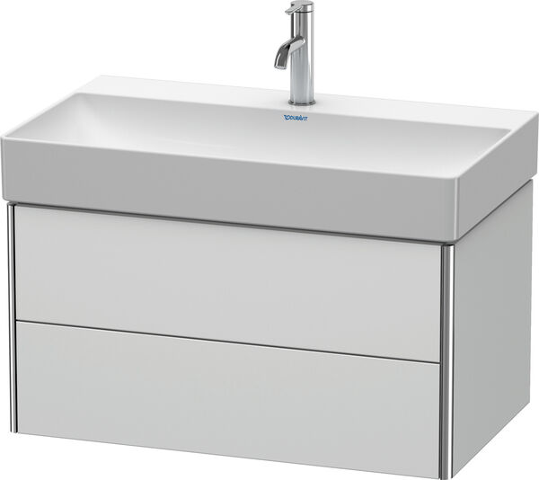 Meuble sous-lavabo Duravit XSquare blanc satiné mat image number 0