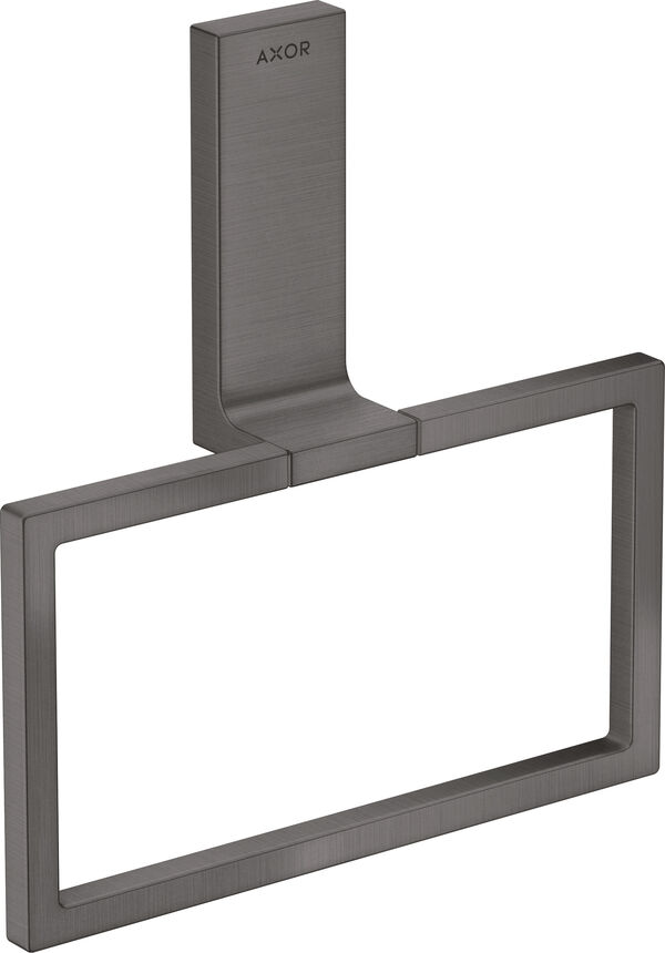Handtuchring Axor Universal Rectangular brushed black chrome image number 0