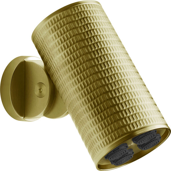Gessi Spotwater 316 Multi-Spray ½" brushed brass meccanica image number 0