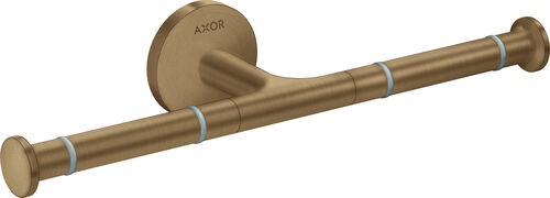 Papierhalter doppelt Axor Universal Circular Brushed bronze