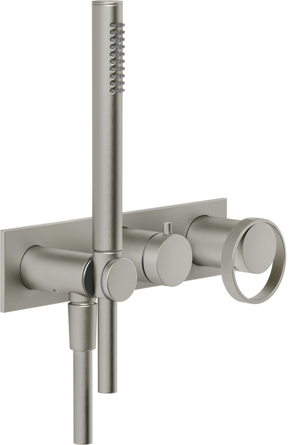 Wannenwandbatterie Endmontageset Gessi Anello Finox image number 0
