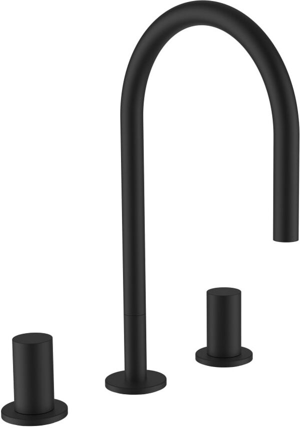 Dreilochbatterie Laufen Kartell Titanschwarz&nbsp;matt PVD image number 0