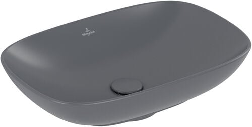 Auflegewaschtisch Villeroy & Boch Loop & Friends Graphite matt Cleaneffekt