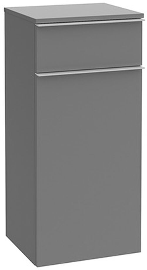 Seitenschrank Venticello Glossy grey Griff verchromt
