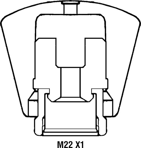 Griff Isotherm Laufen verchromt image number 0