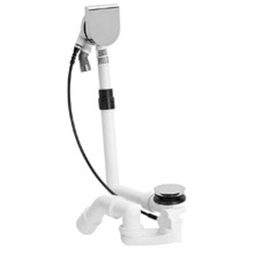 Vidage de baignoire avec remplissage Schmidlin High Five Trio Chromé