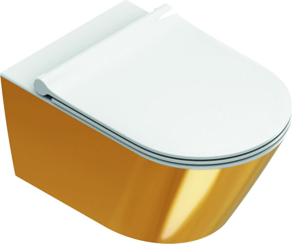Wand-Klosett Catalano GoldWhite Zero rimless gold optic image number 0