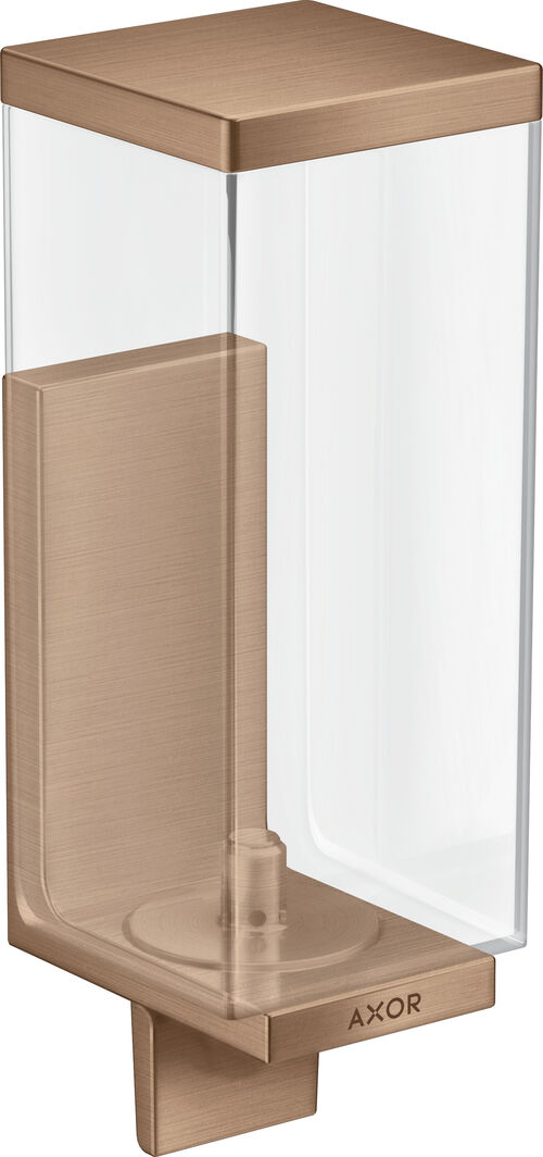 Distributeur de savon liquide Axor Universal Rectangular brushed red gold