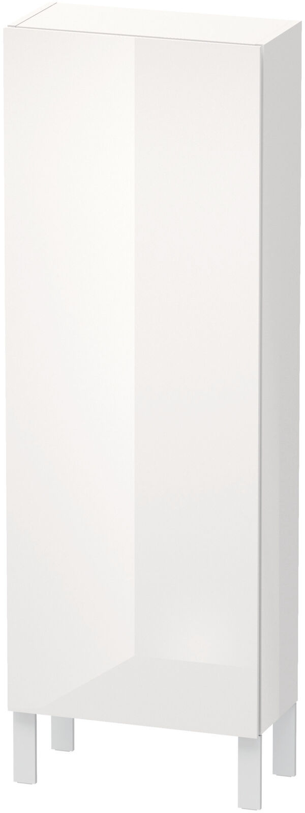 Armadietto laterale L-Cube l:50 cm, a:132 cm, p:24,3 cm 1 porta, cerniere 3 ripiani in vetro image number 0