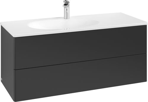 Waschtischmöbel Villeroy & Boch Antao Schwarz matt