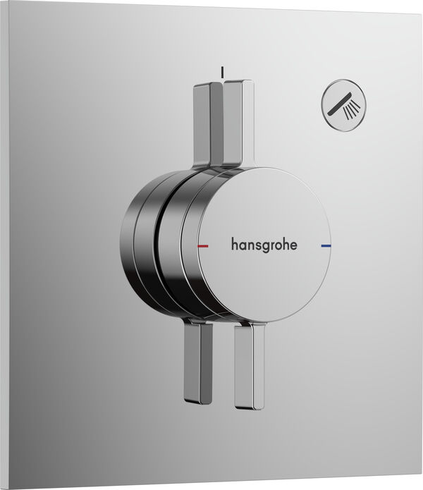 Syst&egrave;me de douche Hansgrohe Duo Turn E Chrom&eacute; image number 0