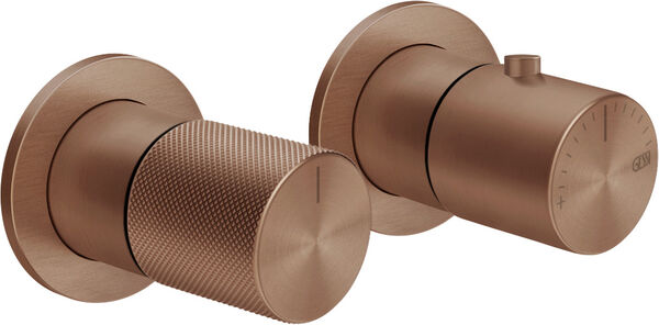 Duschmischer-Endmontageset Gessi Habito Copper brushed Diamantato image number 0