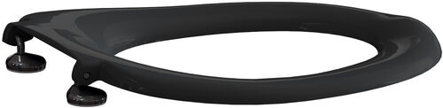 Klosettsitz Eurolux, ohne Deckel Schwarz