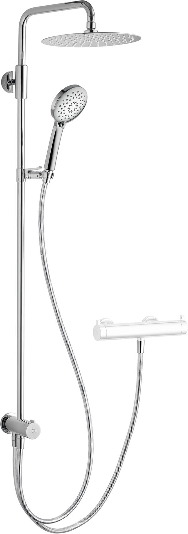 Syst&egrave;me de douche KWC set de transformation Fit Chrom&eacute; image number 0