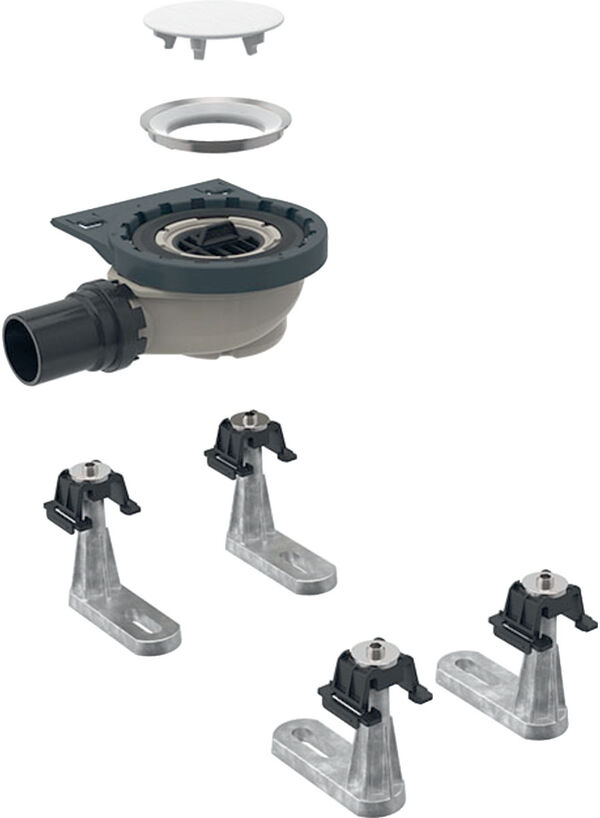 Rohbauset Geberit mit Sifon Weiss image number 0