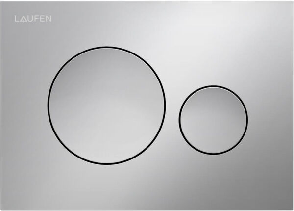 Plaque de d&eacute;clenchement Laufen Ineo Moon Chrom&eacute; mat image number 0