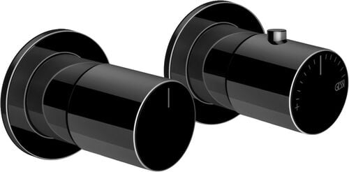 Duschmischer-Endmontageset Gessi Habito Black metal Unito