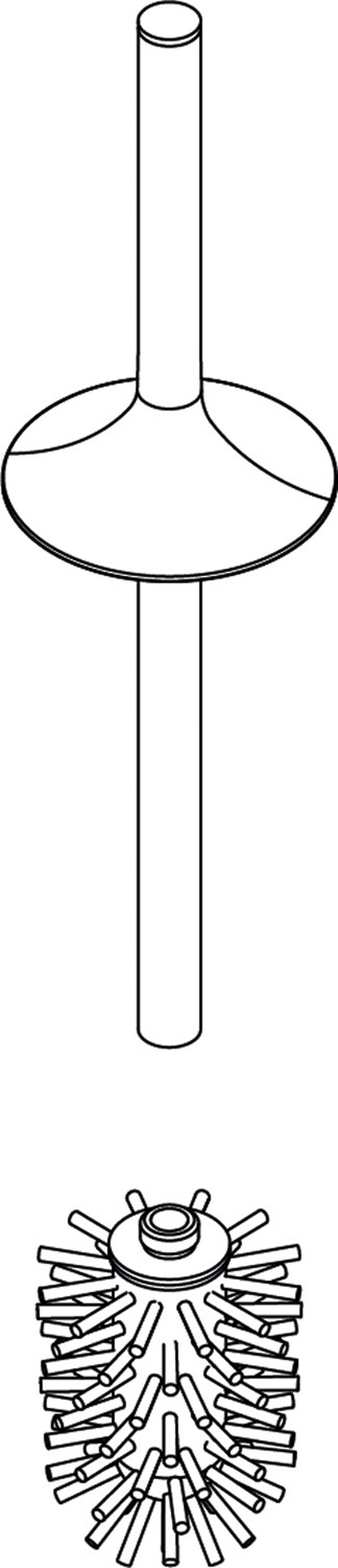 Scopino Duravit Stark T, Scopino con manico, per portaspazzola 4221 766 / 768, (1004701000), image number 0