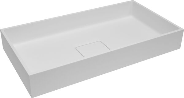 Auflegewaschtisch Alterna Libra 72.4 x 38.4 cm Glacier white image number 0