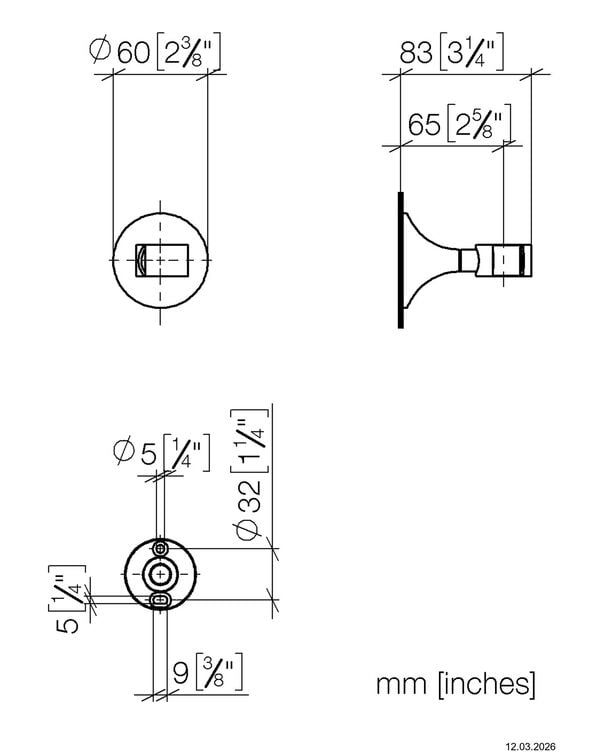 Brausehalter Dornbracht Champagne geb&uuml;rstet image number 1