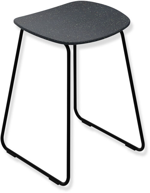 Tabouret de douche Hewi Gris granit peint par poudrage