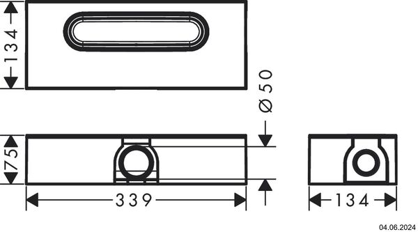 Hansgrohe uBox Universal, f&uuml;r Standardinstallation image number 1