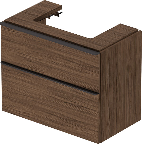 Waschtischmöbel Duravit D-Neo Breite 78,4 cm, Höhe 62,5 cm Tiefe 44,2 cm 2 Schubladen image number 0