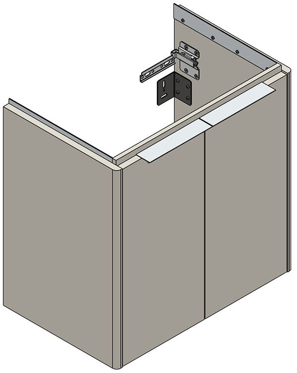 Meuble sous-lavabo Alterna pro S Abano esh anthrazit image number 0
