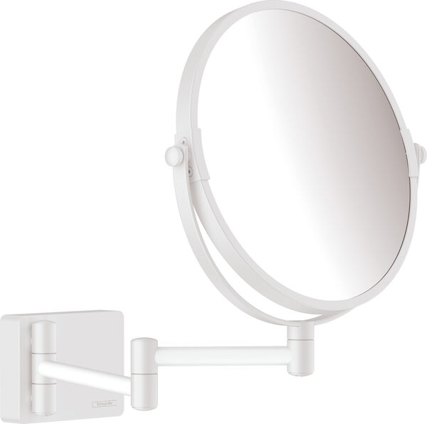Miroir cosmétique Hansgrohe AddStoris blanc mat image number 0