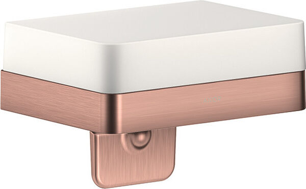 Distributore di sapone Axor Universal Softsquare, capacit&agrave; di contenuto 180 ml, recipiente in vetr image number 0