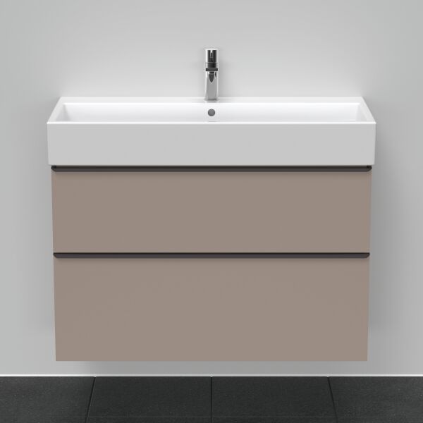 Armadio sottolavabo Duravit D-Neo basalto opaco image number 2