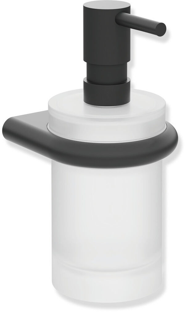 Distributore di sapone o disinfettante Hewi System 480, in acciaio inossidabile, 200 ml, bicchiere image number 0