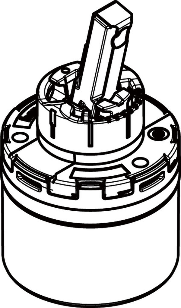 Kartusche Hansgrohe Zesis komplett zu Spültischmischer (93896000) image number 0