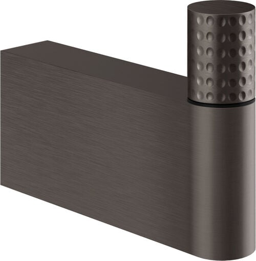 Bademantelhaken Gessi Habito Black metal brushed Cesello