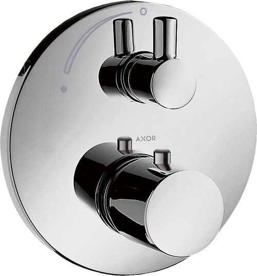 Thermostatmischer-Endmontageset Axor Uno 2 polished black chrom