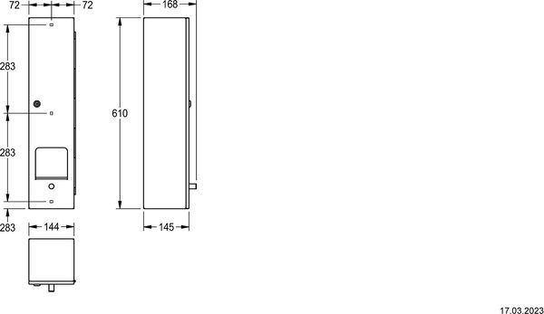 Papierhalter KWC Rodan RODX 674B image number 1