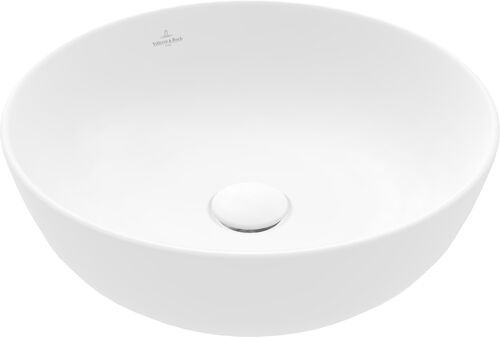 Auflegewaschtisch Villeroy & Boch Artis Stone white matt Cleaneffekt
