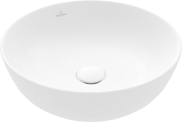 Auflegewaschtisch Villeroy & Boch Artis, &Oslash; 43 cm, H&ouml;he 13 cm, ohne &Uuml;berlauf, Befestigungsmaterial image number 0