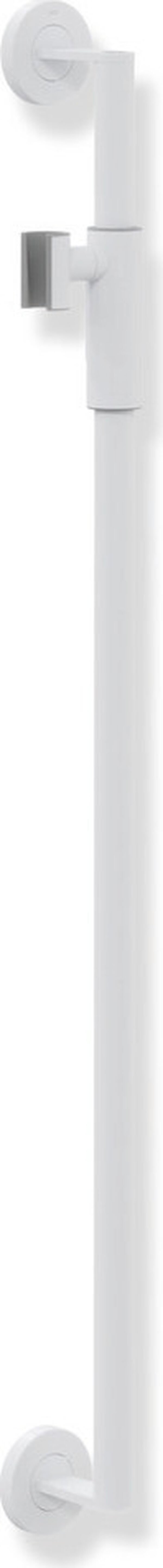 Duschengleitstange Hewi 900, 900 mm, &Oslash; 25 mm, mit magnetischem Brausehalter, Rosetten rund image number 0