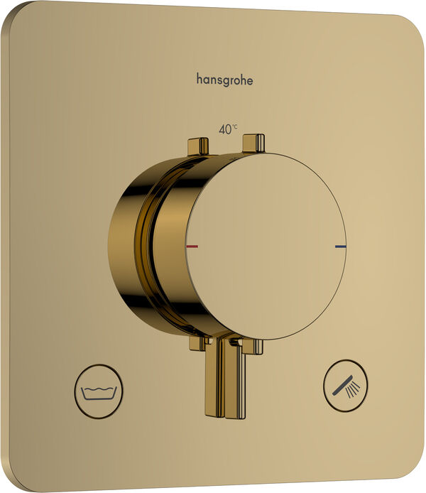 Duschsystem Hansgrohe Ecostat Comfort Q Polished gold optic image number 0