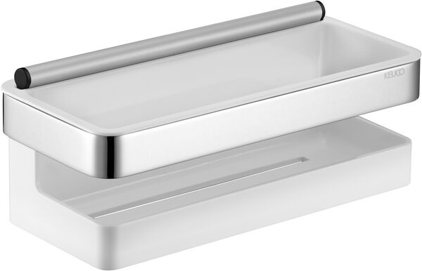 Duschkorb Keuco Collection Moll Verchromt-weiss image number 0