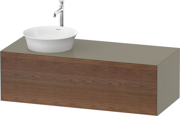 Waschtischmöbel Duravit White Tulip stone grey hochglanz image number 0