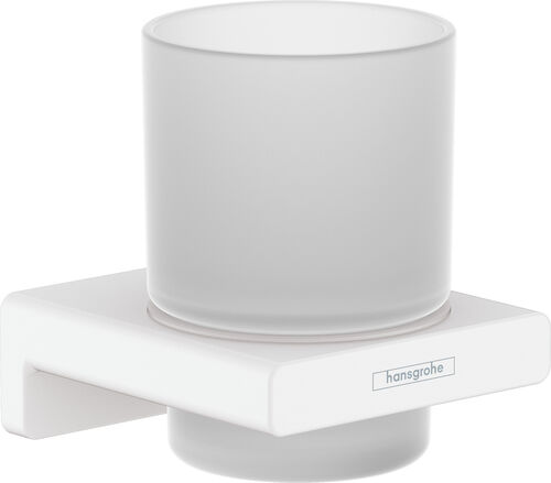 Zahnputzbecher Hansgrohe AddStoris Weiss matt