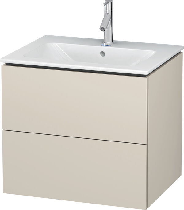 Meuble sous-lavabo L-Cube Taupe image number 0