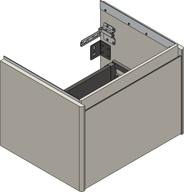 Meuble sous-lavabo Alterna pro S Anthracite image number 0