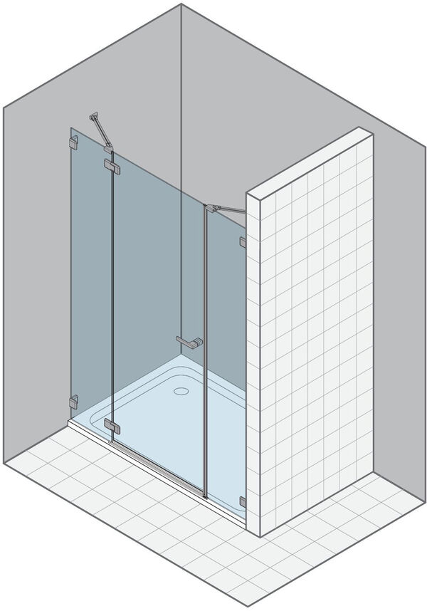 Porta a battente Duka Gallery 3000 New, 172,1 - 210 cm image number 0